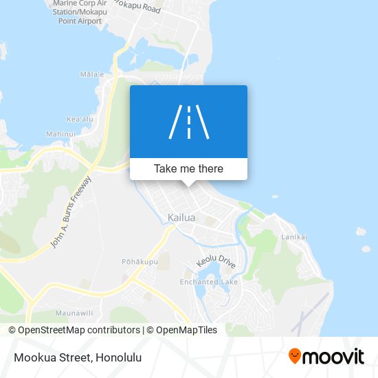 Mookua Street map