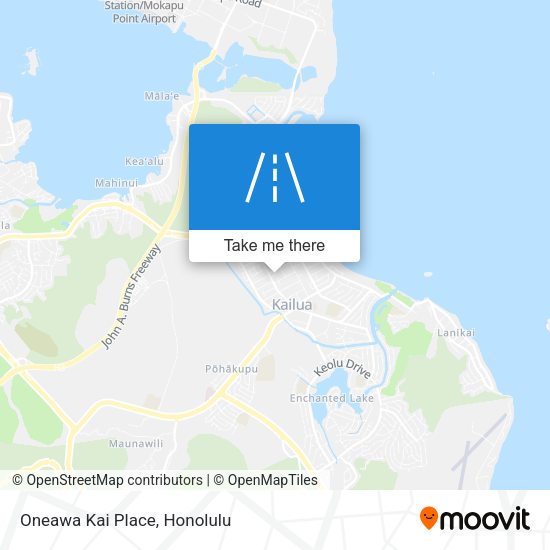 Mapa de Oneawa Kai Place