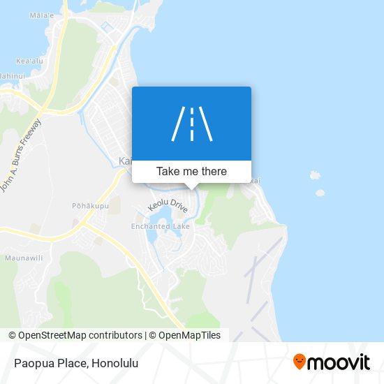 Paopua Place map