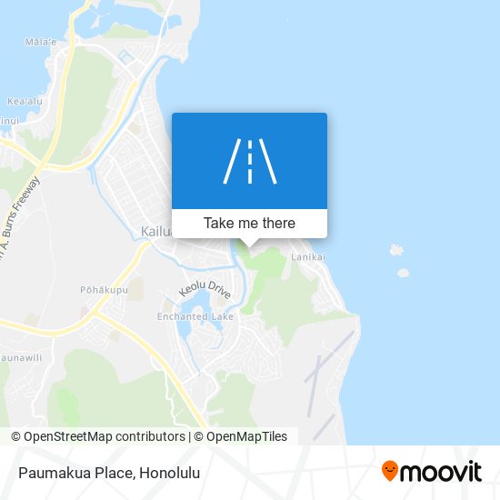 Paumakua Place map