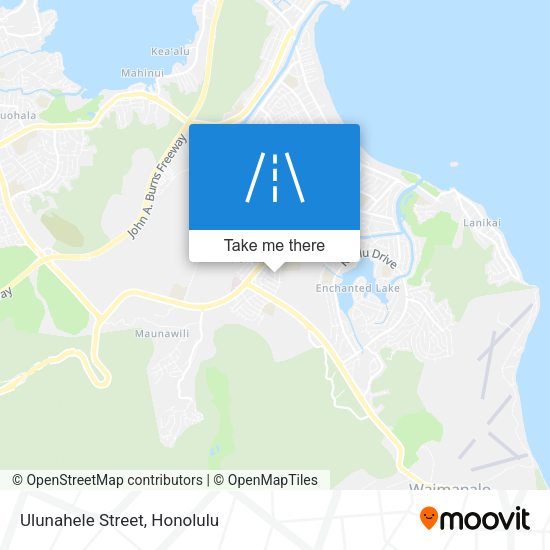 Mapa de Ulunahele Street