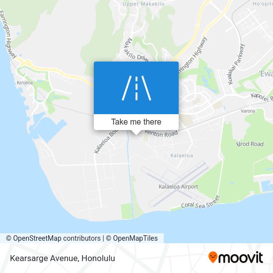 Mapa de Kearsarge Avenue