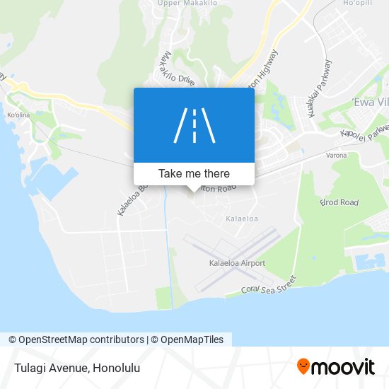 Tulagi Avenue map