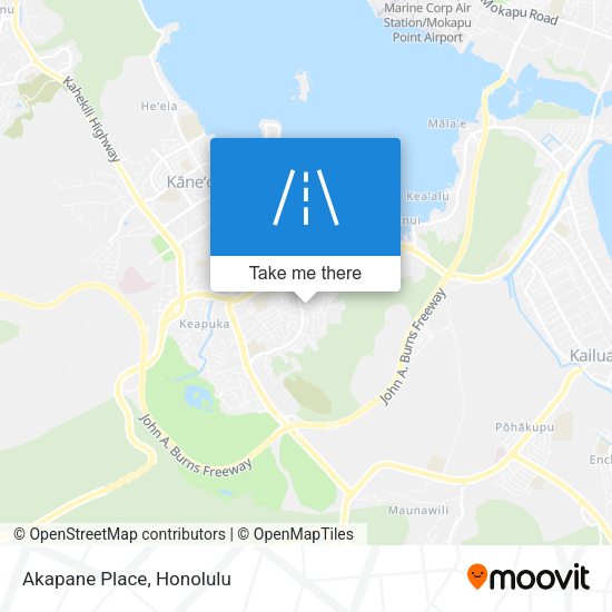Mapa de Akapane Place