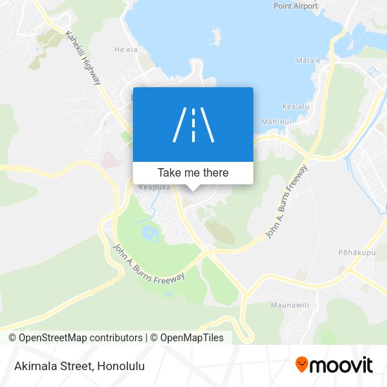 Mapa de Akimala Street