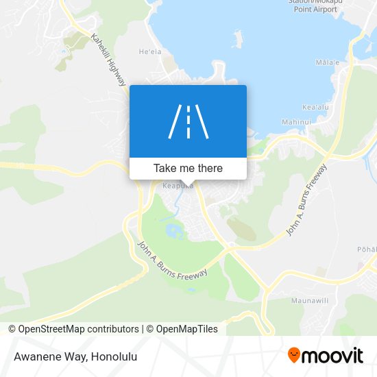 Mapa de Awanene Way