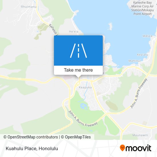 Mapa de Kuahulu Place
