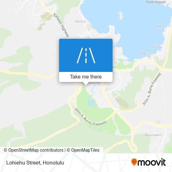 Mapa de Lohiehu Street