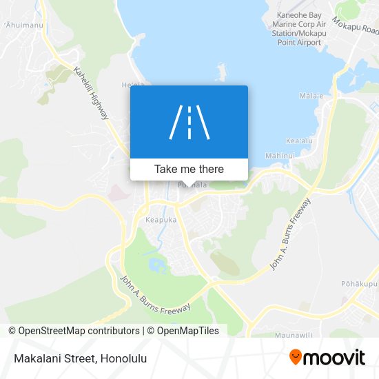 Mapa de Makalani Street