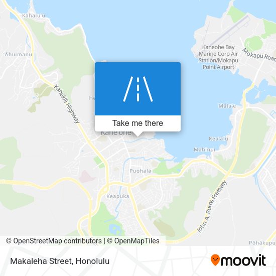 Mapa de Makaleha Street