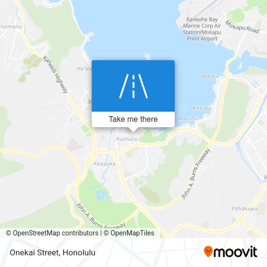 Mapa de Onekai Street