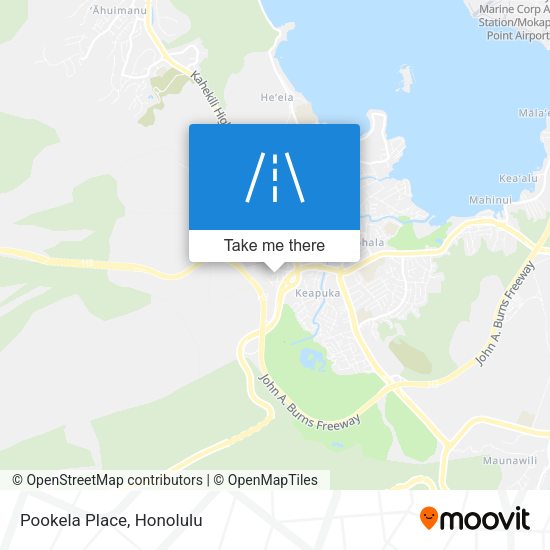 Mapa de Pookela Place