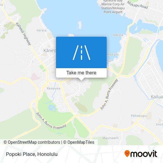 Mapa de Popoki Place