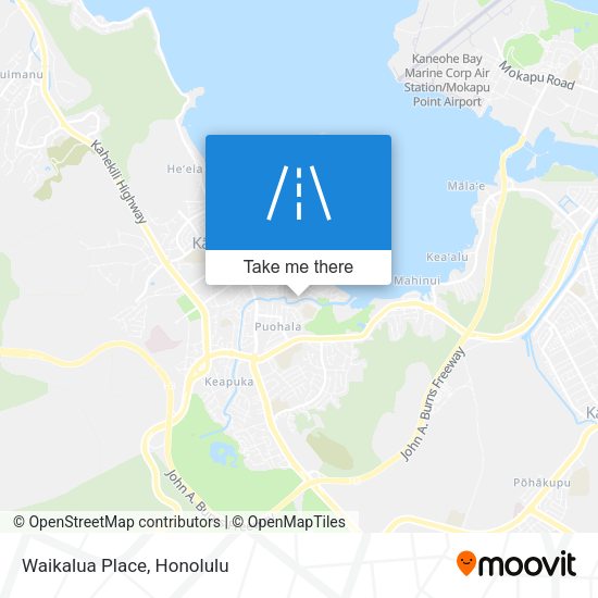 Waikalua Place map