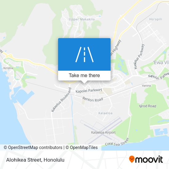 Mapa de Alohikea Street