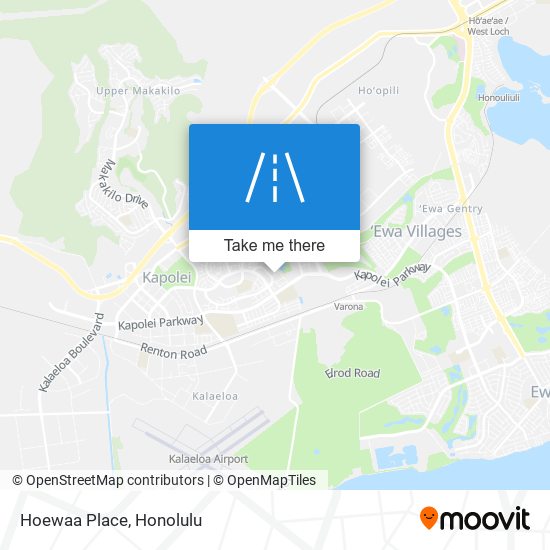 Hoewaa Place map