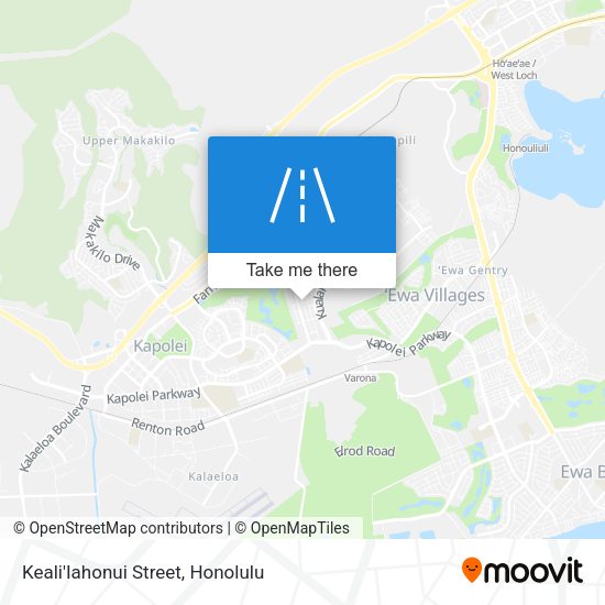 Mapa de Keali'Iahonui Street