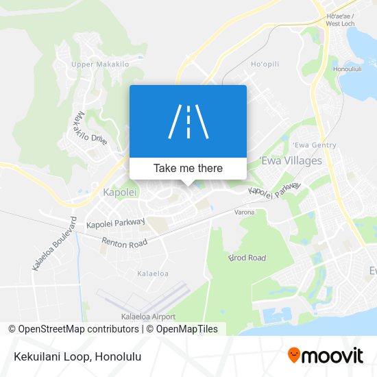 Mapa de Kekuilani Loop