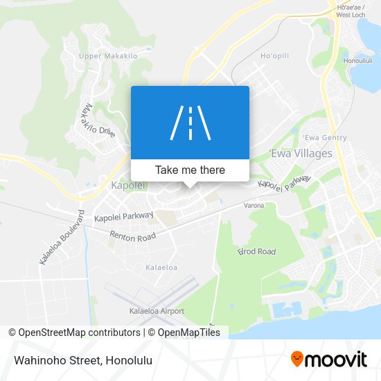 Mapa de Wahinoho Street