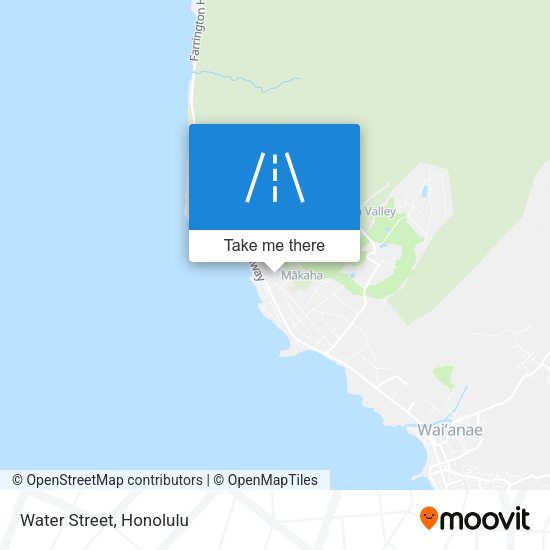Mapa de Water Street