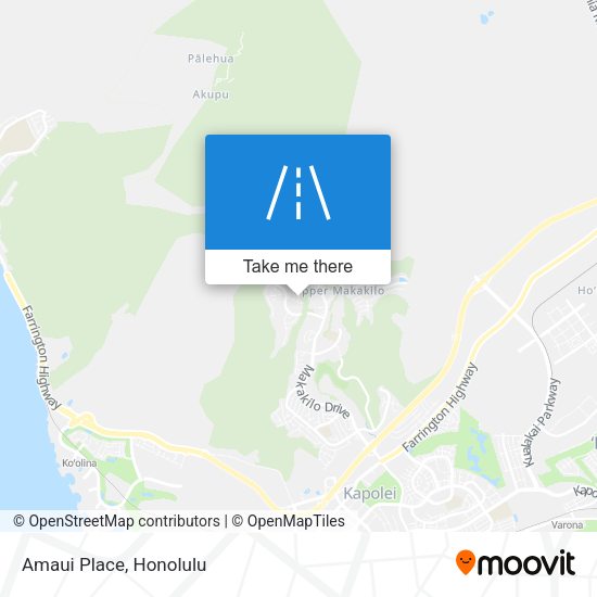 Mapa de Amaui Place