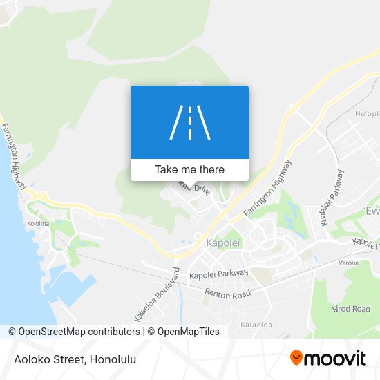 Mapa de Aoloko Street
