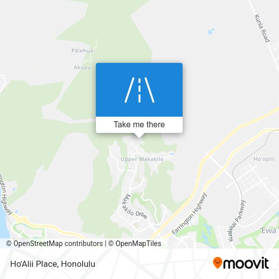 Mapa de Ho'Alii Place