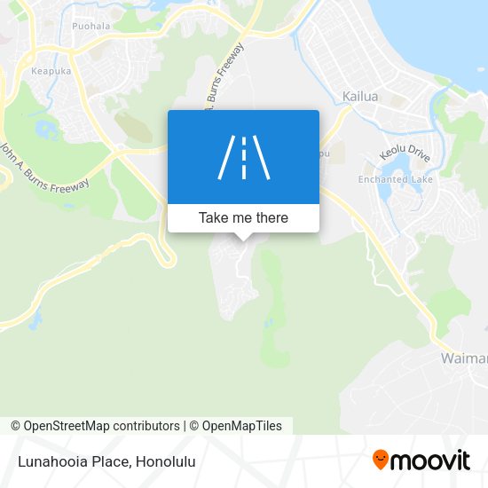 Lunahooia Place map