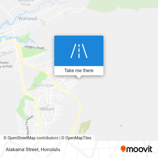 Mapa de Alakaina Street