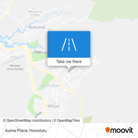 Mapa de Auina Place