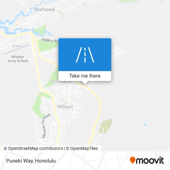 Puneki Way map