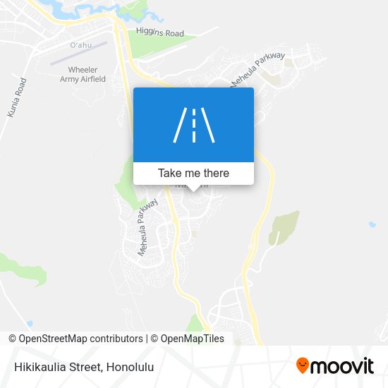 Mapa de Hikikaulia Street