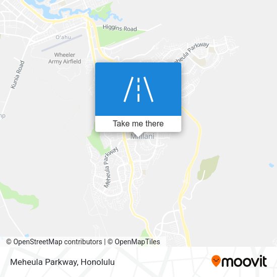 Meheula Parkway map