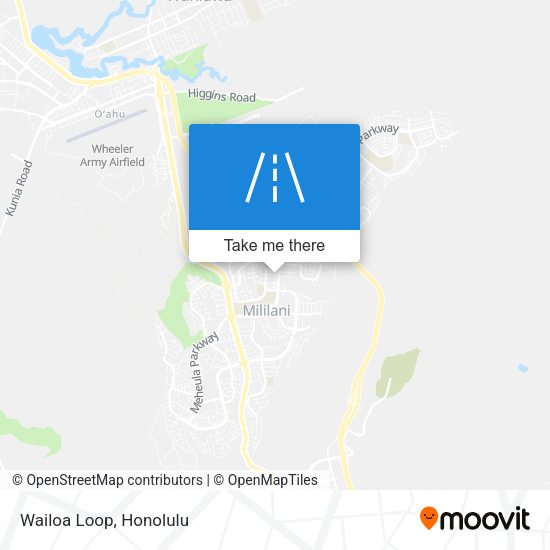 Mapa de Wailoa Loop