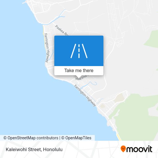 Mapa de Kaleiwohi Street