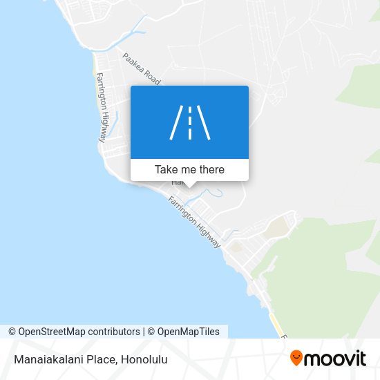 Manaiakalani Place map