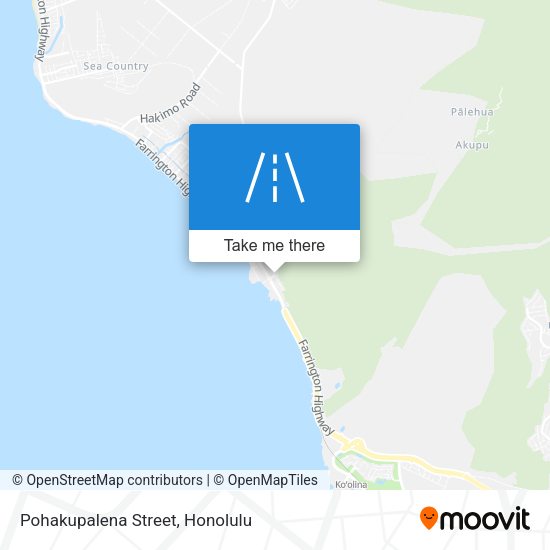Mapa de Pohakupalena Street
