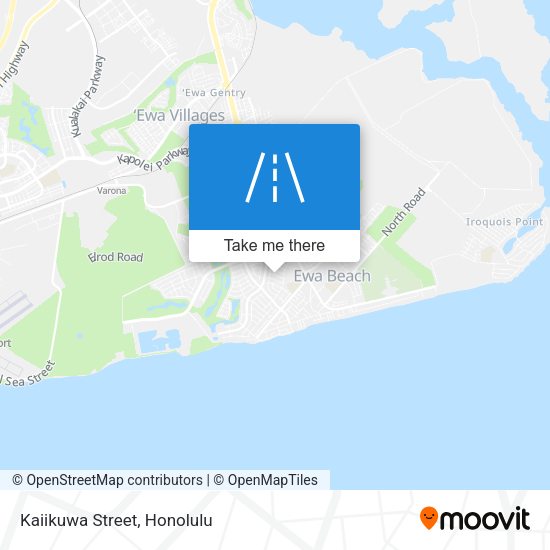 Mapa de Kaiikuwa Street