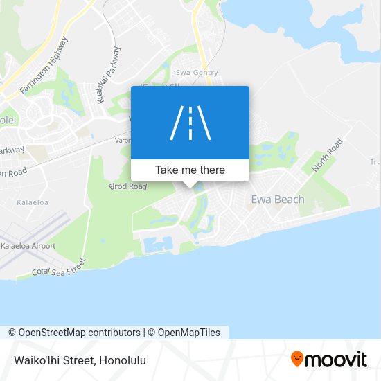 Mapa de Waiko'Ihi Street