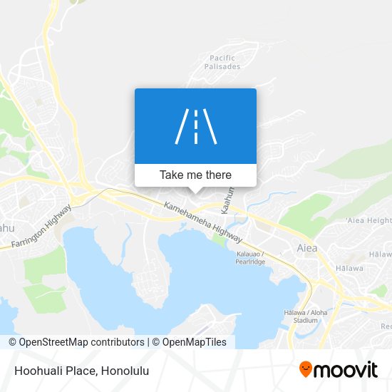 Hoohuali Place map