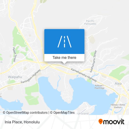 Mapa de Inia Place