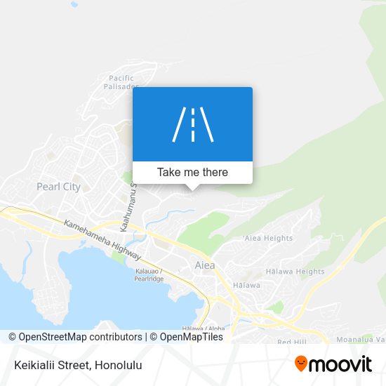 Mapa de Keikialii Street