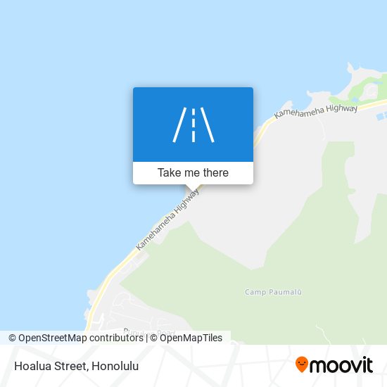 Hoalua Street map