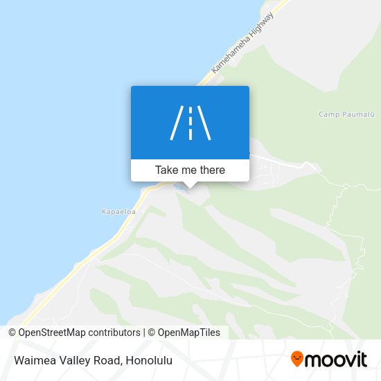 Mapa de Waimea Valley Road