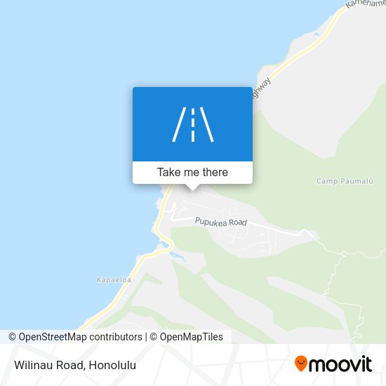 Wilinau Road map