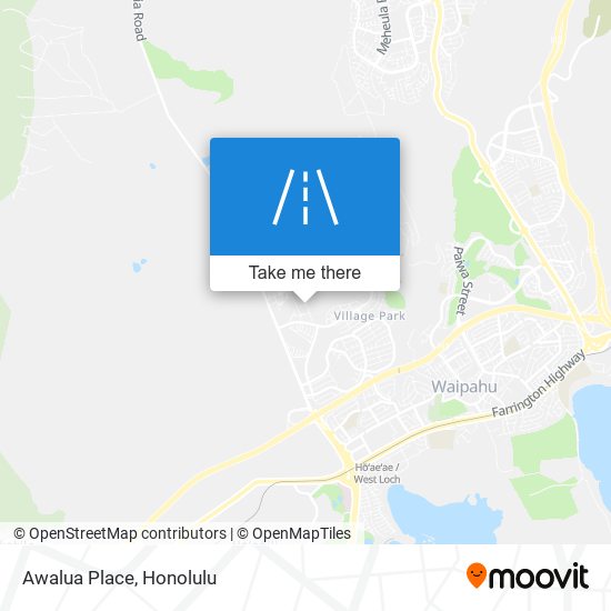 Awalua Place map