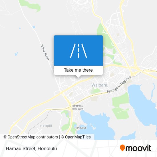 Mapa de Hamau Street
