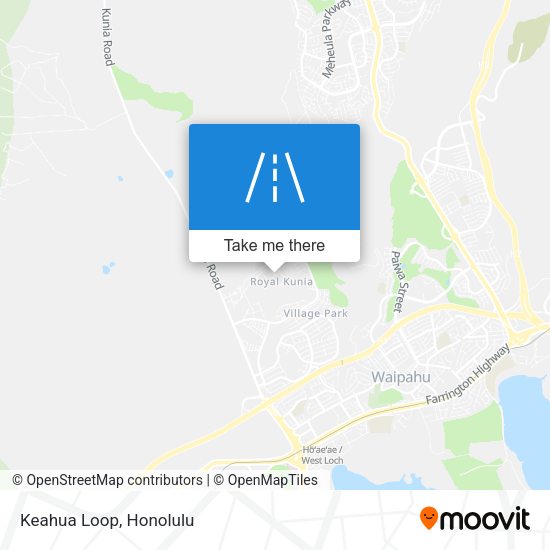 Mapa de Keahua Loop