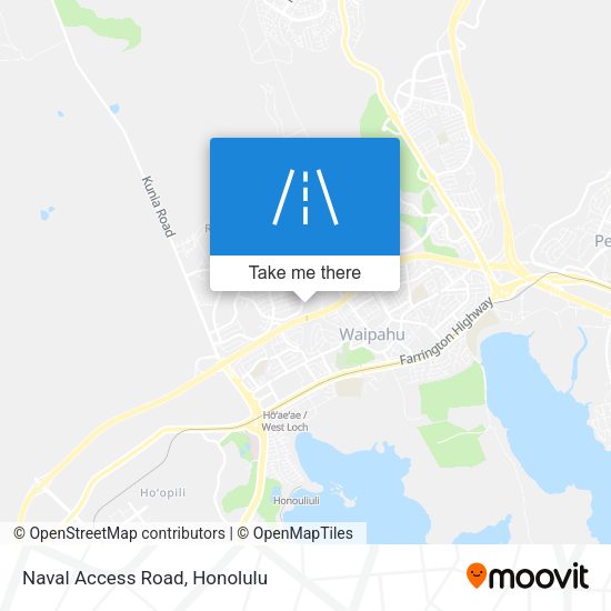 Naval Access Road map