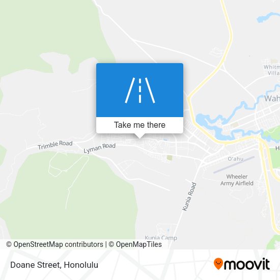 Mapa de Doane Street